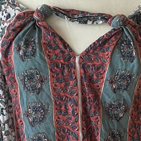 Free people cinched bottom crop top with straps. open back Size M - Picture 10 of 10